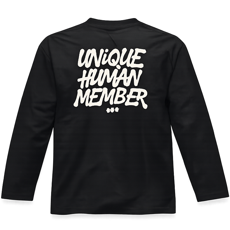 Unique Human Member Long-sleeve Tee