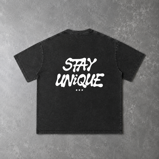 Unique Brand (Black Washed) T-Shirt