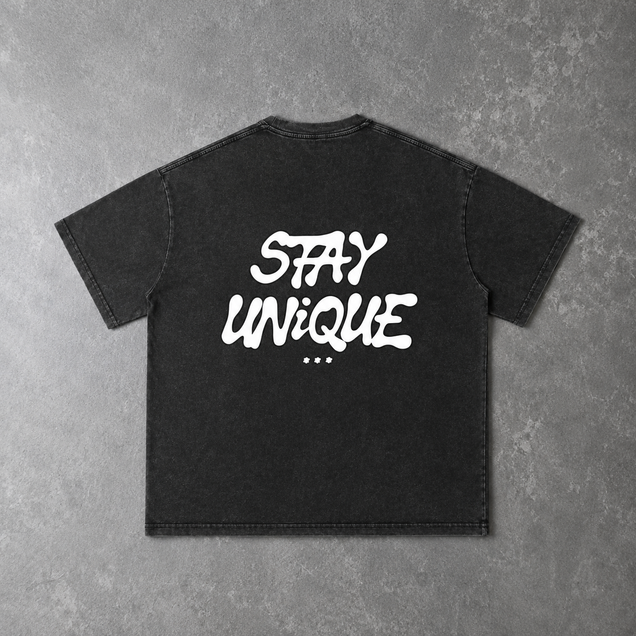Unique Brand (Black Washed) T-Shirt