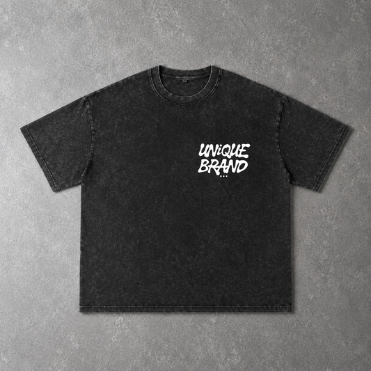 Unique Brand (Black Washed) T-Shirt
