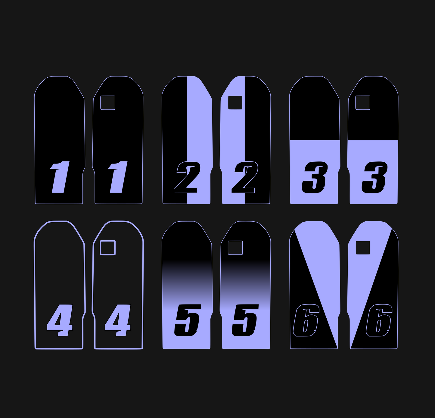 Custom Talaria X3/Older Fork Guard Decals (COLLECTIVE)